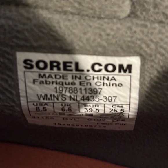 Sorel Out N' About III Conquest Waterproof Boot in Omega Taupe - Picture 10 of 14